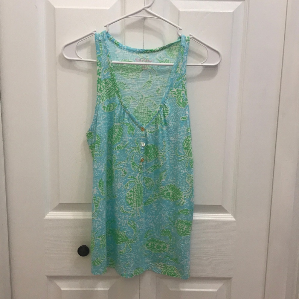Lilly Pulitzer Hartley Tank Top Get Crackin’
